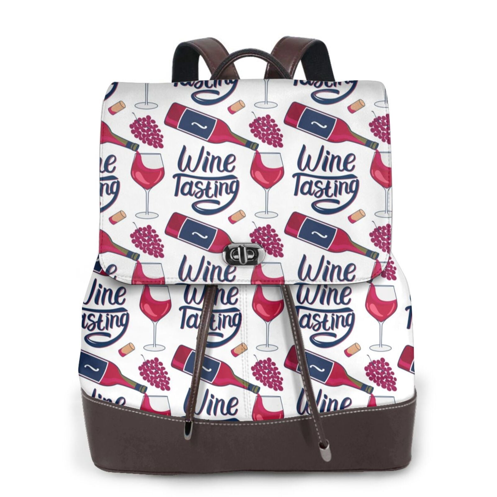 HUNTING WORLD Overall handle Backpack Bag with Charm Backpack Canvas wine-red Wine Backpack main image 2
