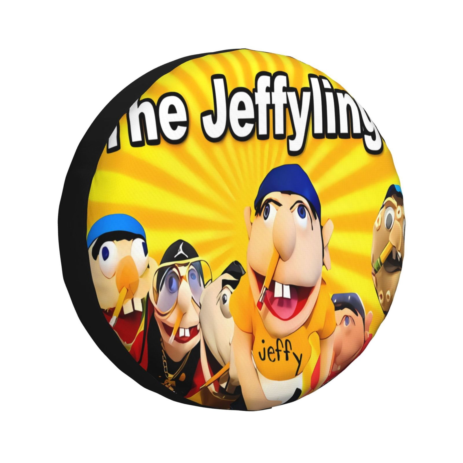 Ratiio Sml Jeffy Print Spare Tire Cover Tire Covers Weatherproof Wheel ...