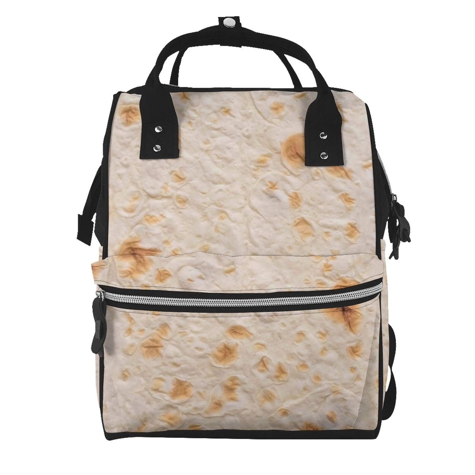 Ratiio Tortilla Mummy Backpack - Waterproof Twill Canvas, Large Capacity Diaper Bag with Multiple Pockets and Adjustable Straps