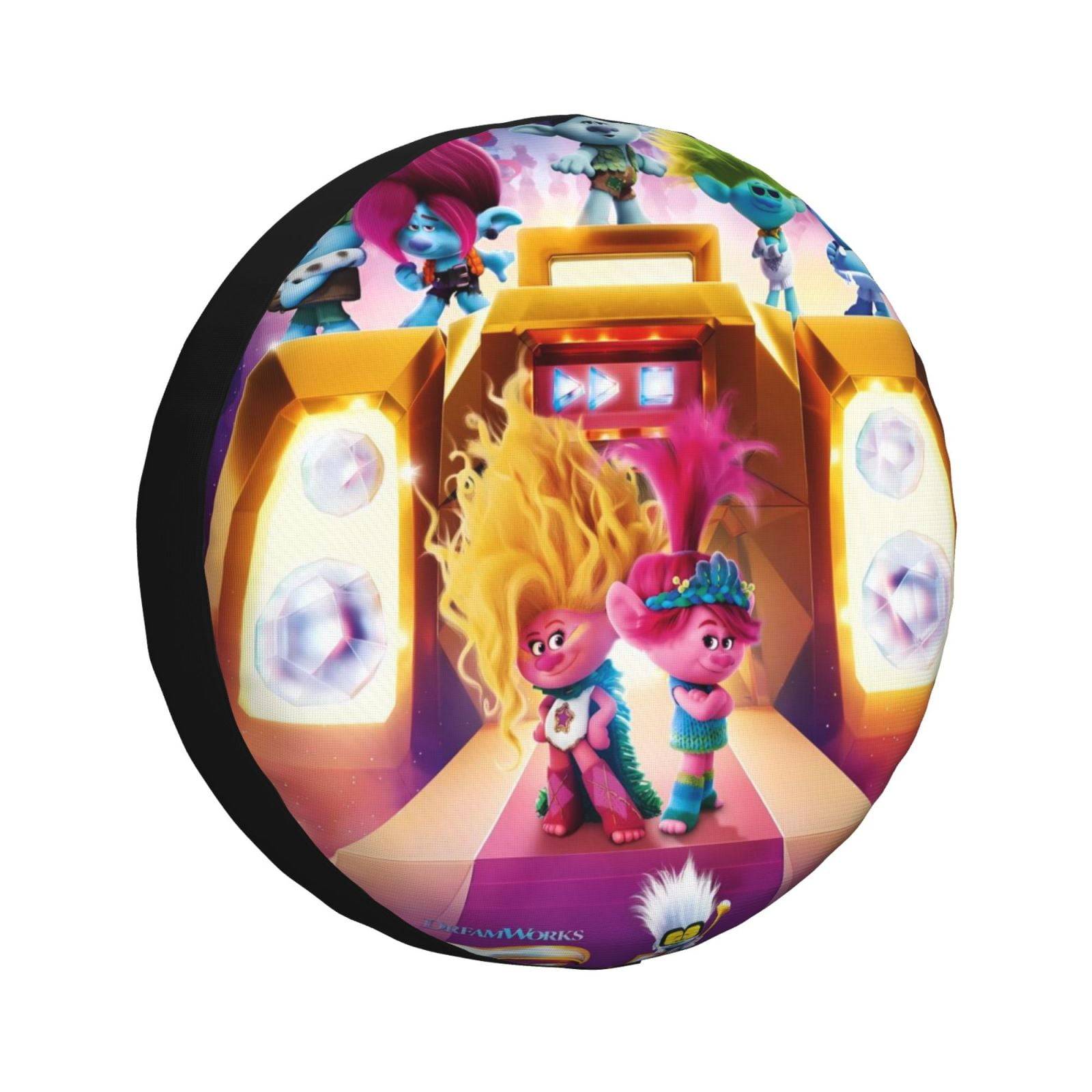 Ratiio Trolls Band Together Print Spare Tire Cover Tire Covers ...