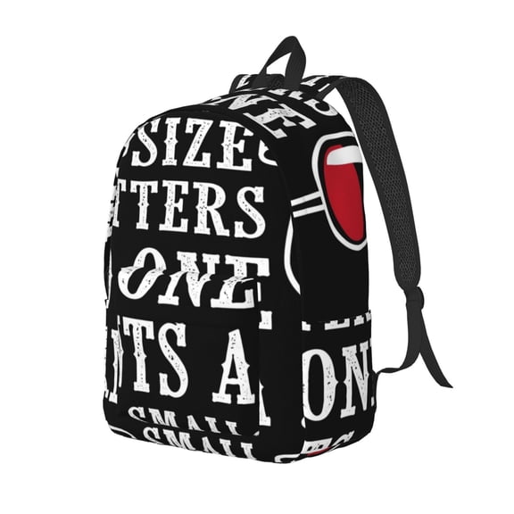 Ratiio Wine Funny Print Canvas Backpack for Women & Men Retro Aesthetic Rucksack Basic Backpack for High School/College Students Travel Laptop Bag