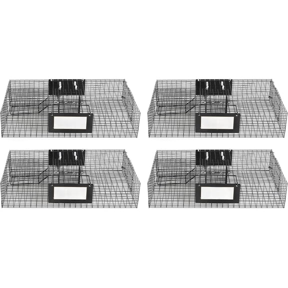 Ratinator Indoor or Outdoor Multi-Catch Rat Trap - Humane Live Cage Catcher, Rodent Control for Homes, Barns, Attics, Garages, Sheds, Gardens and Farms