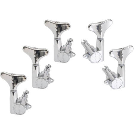 Ratio 3x2 5-String Bass Tuners, Y-Key - CHROME, PRB-5320-C0
