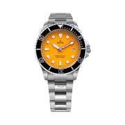 Ratio FreeDiver Sapphire Stainless Steel Yellow Dial Quartz RTF034 200M Mens Watch
