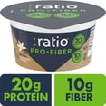 thumbnail image 1 of Ratio Pro-Fiber Yogurt Cultured Dairy Snack Cup, Vanilla, 5.3 oz, 1 of 14