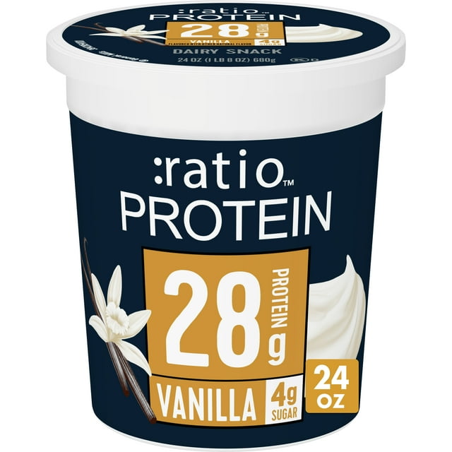 Ratio Protein Vanilla Yogurt Cultured Dairy Snack, 24 OZ