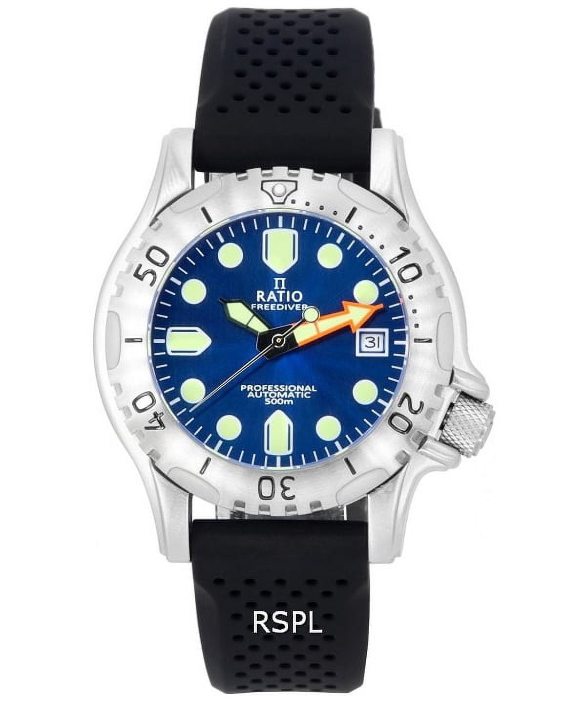 RATIO FreeDiver Professional Sapphire Blue Sunray Dial Automatic RTF019 500M Men's Watch