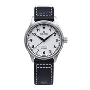 RATIO Skysurfer Pilot Full Luminous Dial Leather Automatic RTS307 200M Men's Watch