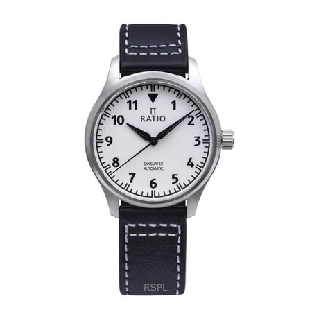 Ratio Skysurfer Pilot Full Luminous Dial Leather Automatic RTS307 200M Men's Watch