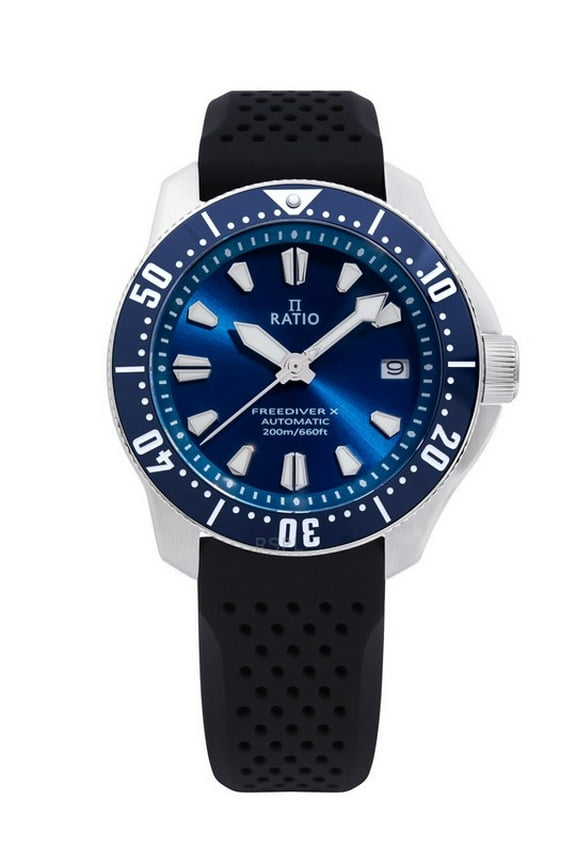 FreeDiver X Ocean Blue With Blue Ceramic Inlay Automatic RTX003 200M Men's Watch