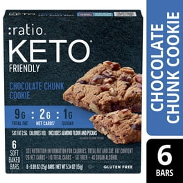  Gatsby Cookies & Cream White Chocolate Style Bar, 70 Calories  per Serving, 5g Sugar per Serving, 6g Net Carb per Serving, 2.8 Ounce (Pack  of 12) : Grocery & Gourmet Food