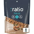 thumbnail image 1 of Ratio Trio Toasted Almond Granola Cereal, 1g Sugar, Keto Friendly, 8 oz Resealable Bag, 1 of 14