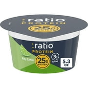 Ratio Yogurt Protein Cultured Dairy Snack, Key Lime, 25g Protein, 5.3 OZ