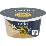 Ratio Yogurt Protein Cultured Dairy Snack, Vanilla, 25g Protein, 5.3 OZ