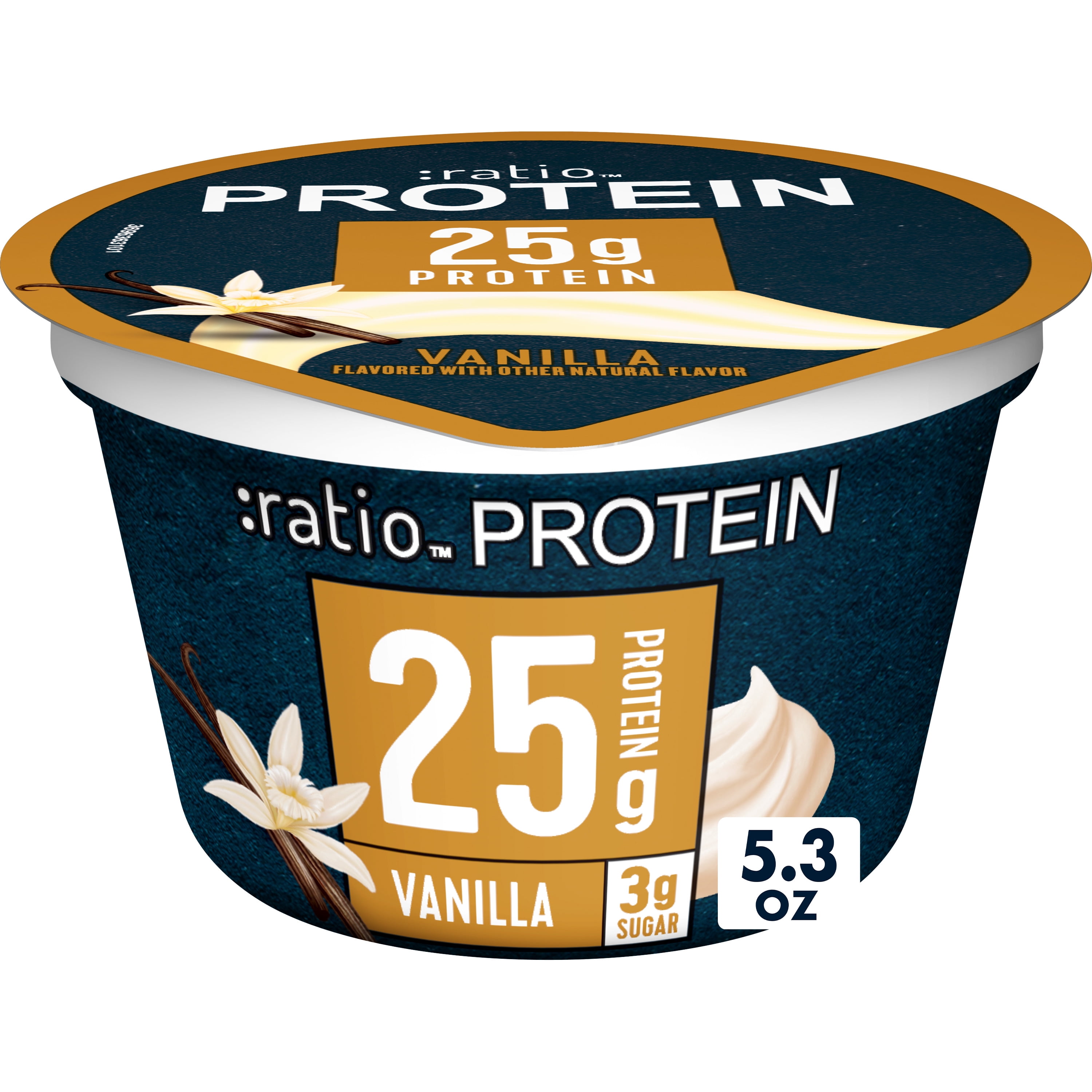 Ratio Yogurt Protein Cultured Dairy Snack, Coconut, 25g Protein