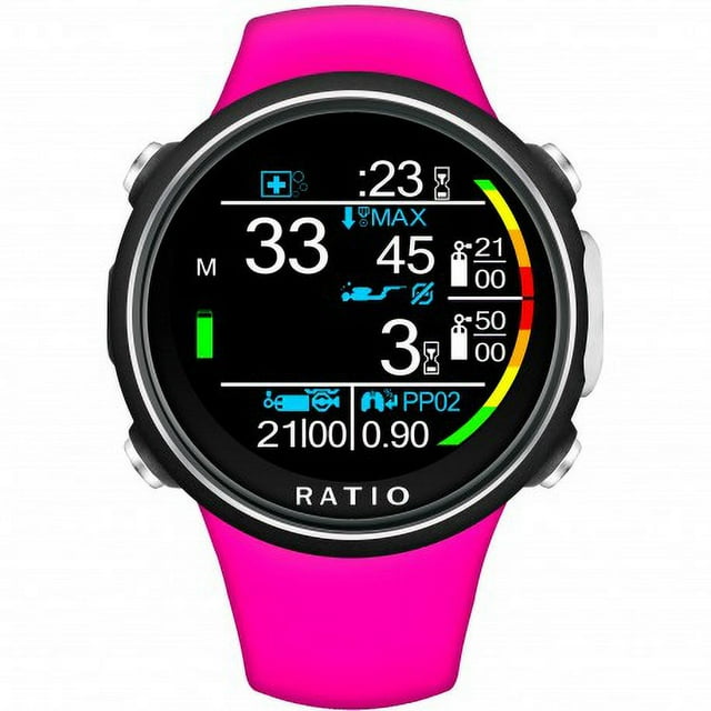 Ratio iDive Tech + Sapphire  Easy Scuba Diving Wrist Computer