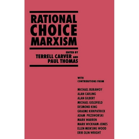 Rational Choice Marxism, (Paperback)