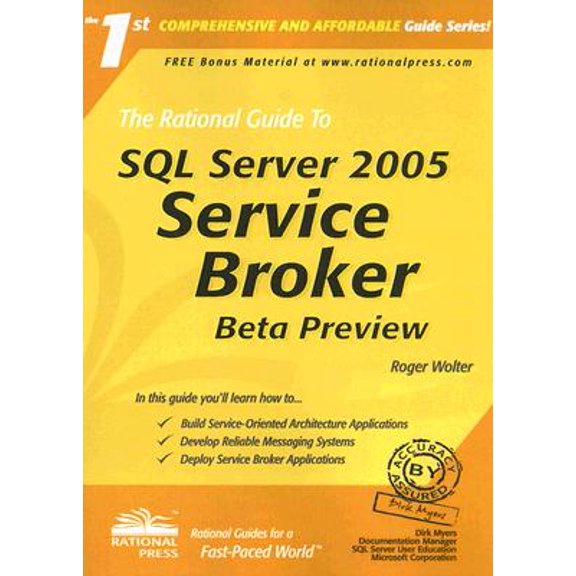 Pre-Owned Rational Guides: The Rational Guide to SQL Server 2005 Service Broker : Beta Preview (Paperback)