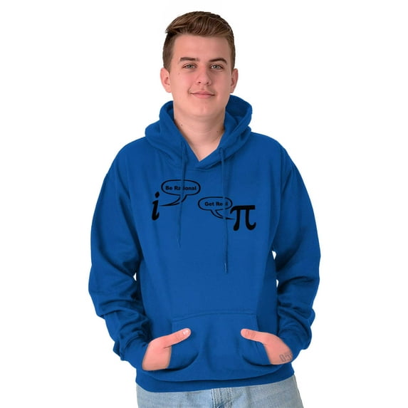 Rational Real Pi Pie Number Math Nerd Hoodie Sweatshirt Women Men Brisco Brands L