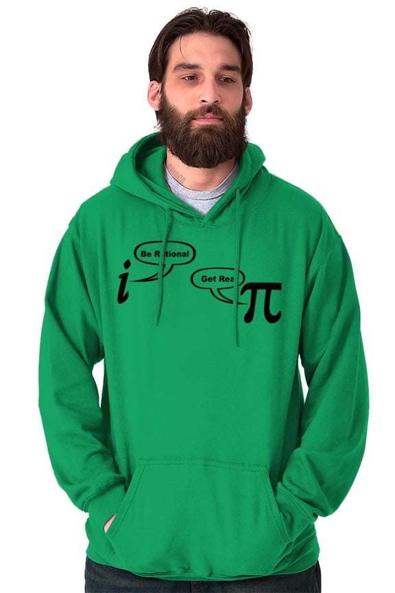 Rational Real Pi Pie Number Math Nerd Hoodie Sweatshirt Women Men Brisco Brands L