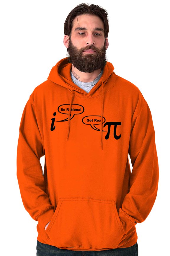 Rational Real Pi Pie Number Math Nerd Hoodie Sweatshirt Women Men Brisco Brands M