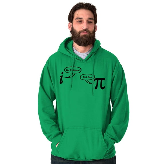 Rational Real Pi Pie Number Math Nerd Hoodie Sweatshirt Women Men Brisco Brands M