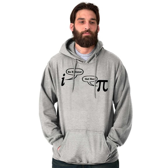 Rational Real Pi Pie Number Math Nerd Hoodie Sweatshirt Women Men Brisco Brands S