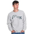 thumbnail image 1 of Rational Real Pi Pie Number Math Nerd Sweatshirt for Men or Women Brisco Brands X, 1 of 6