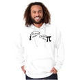 thumbnail image 1 of Rational Real Pi Pie Number Math Nerd Unisex Plus Fleece Graphic Hoodie Brisco Brands 2X, 1 of 5