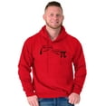 thumbnail image 1 of Rational Real Pi Pie Number Math Nerd Unisex Plus Fleece Graphic Hoodie Brisco Brands 5X, 1 of 5
