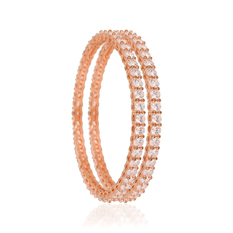 Buy Gold-Toned & White Bracelets & Bangles for Women by Jewels