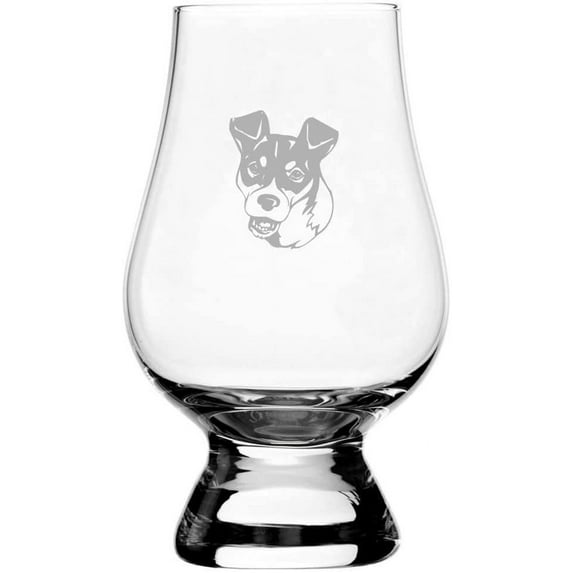Ratonero Bodeguero Andaluz Dog Themed Etched 6.5oz Glencairn Whisky Glass