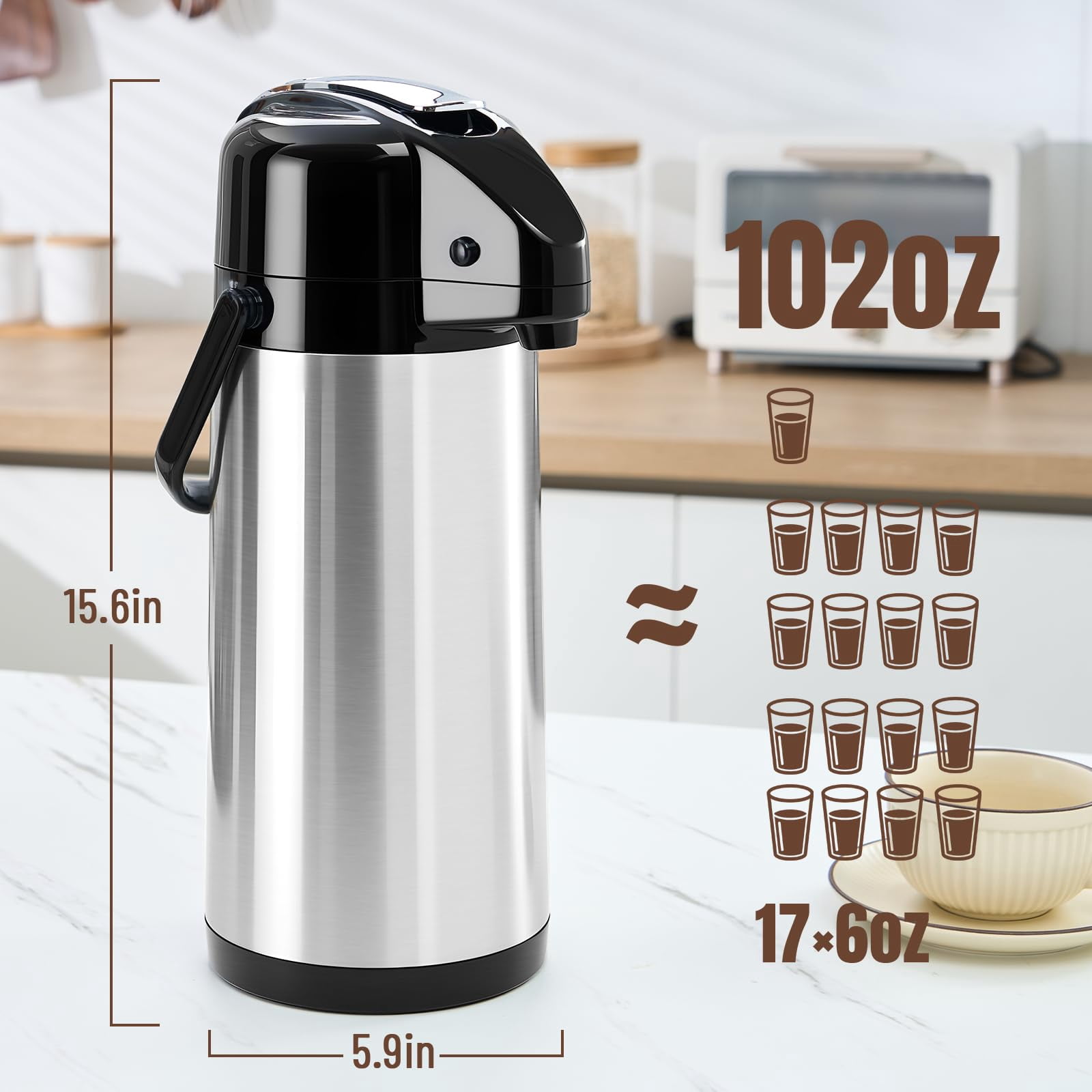 Coffee Pump Pot