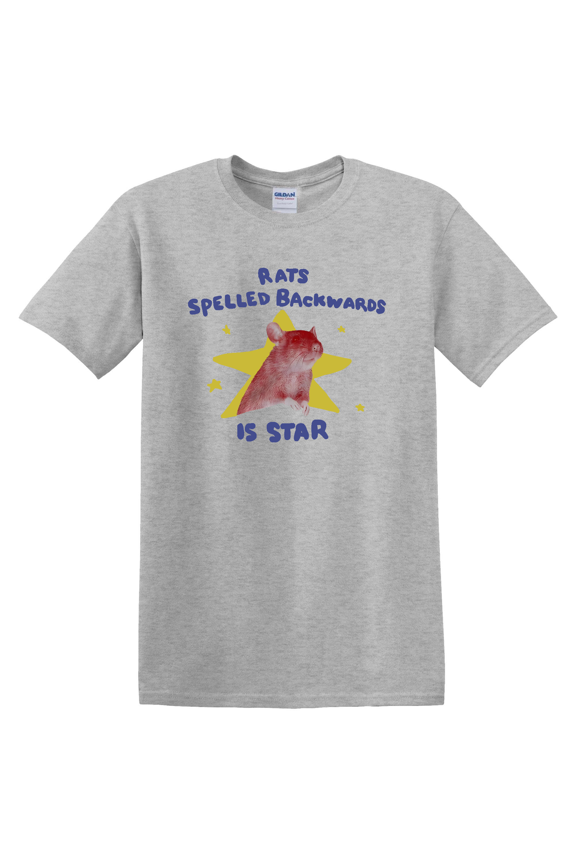 Rats Spelled Backwards is Star Rat Animal Rat T-shirt