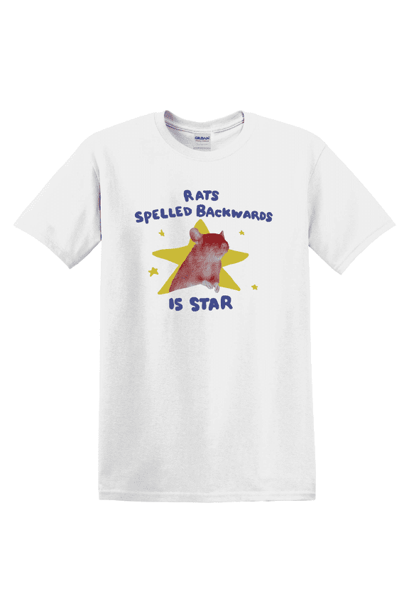 Rats Spelled Backwards is Star Rat Animal Rat T-shirt