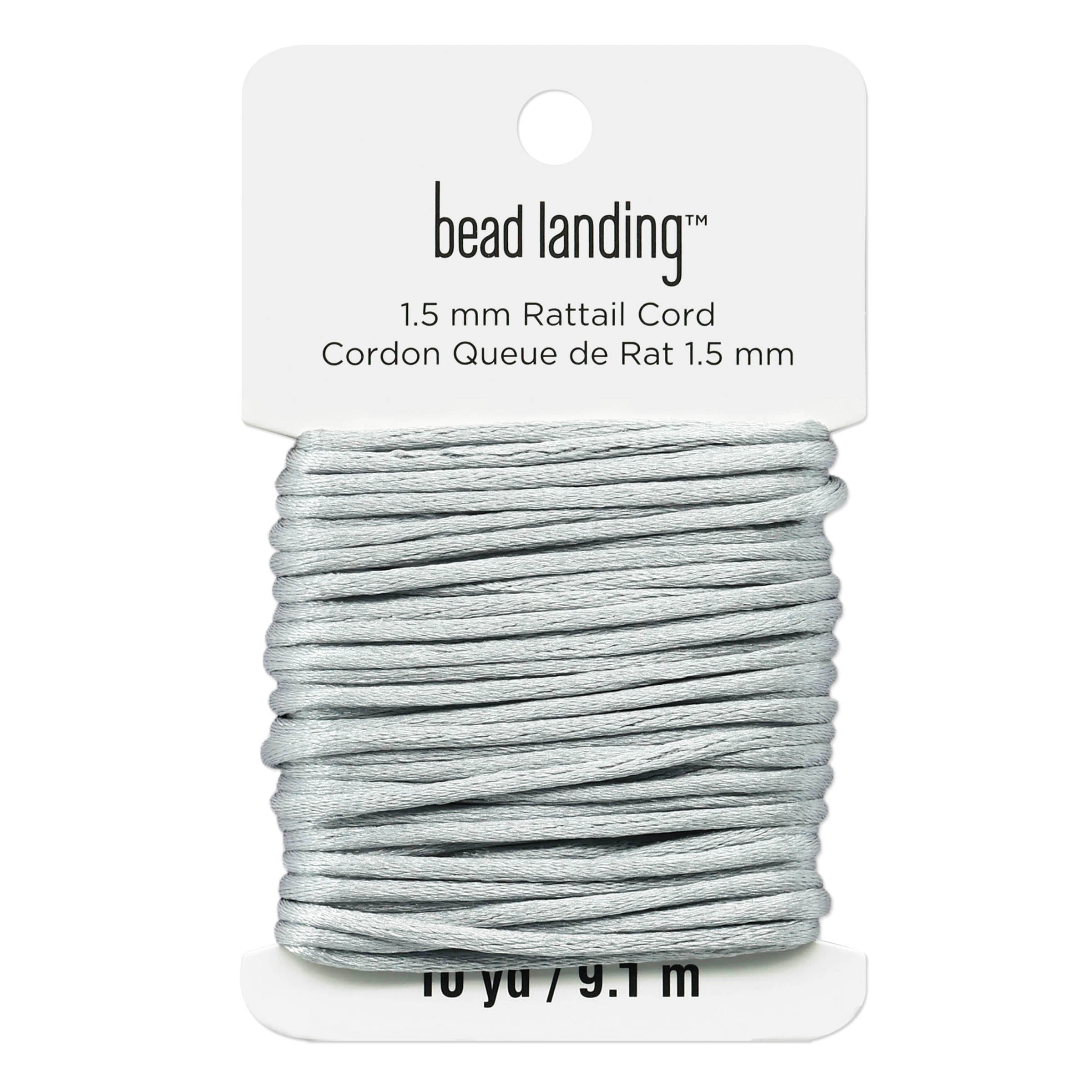 Rattail Cord (1.5mm x 10yd) by Bead Landing – 12 Pack of Nylon Cord for Friendship Bracelets - Necklaces - Macrame & DIY Crafts