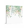 thumbnail image 1 of Rattails Leaves Canvas Wall Art, Vines Branch Plants Watercolor Framed Wall Decor Modern Artwork Prints Painting for Living Room, Bedroom, Kitchen & Cafe Decor 8x8 Inch, 1 of 9