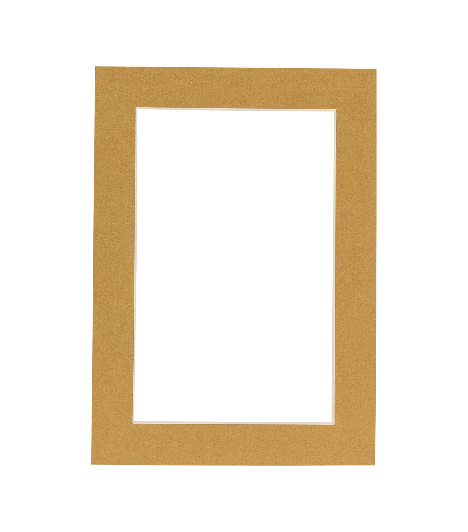 Rattan Acid Free 11x14 Picture Frame Mats with White Core Bevel Cut for 8x10 Pictures Fits