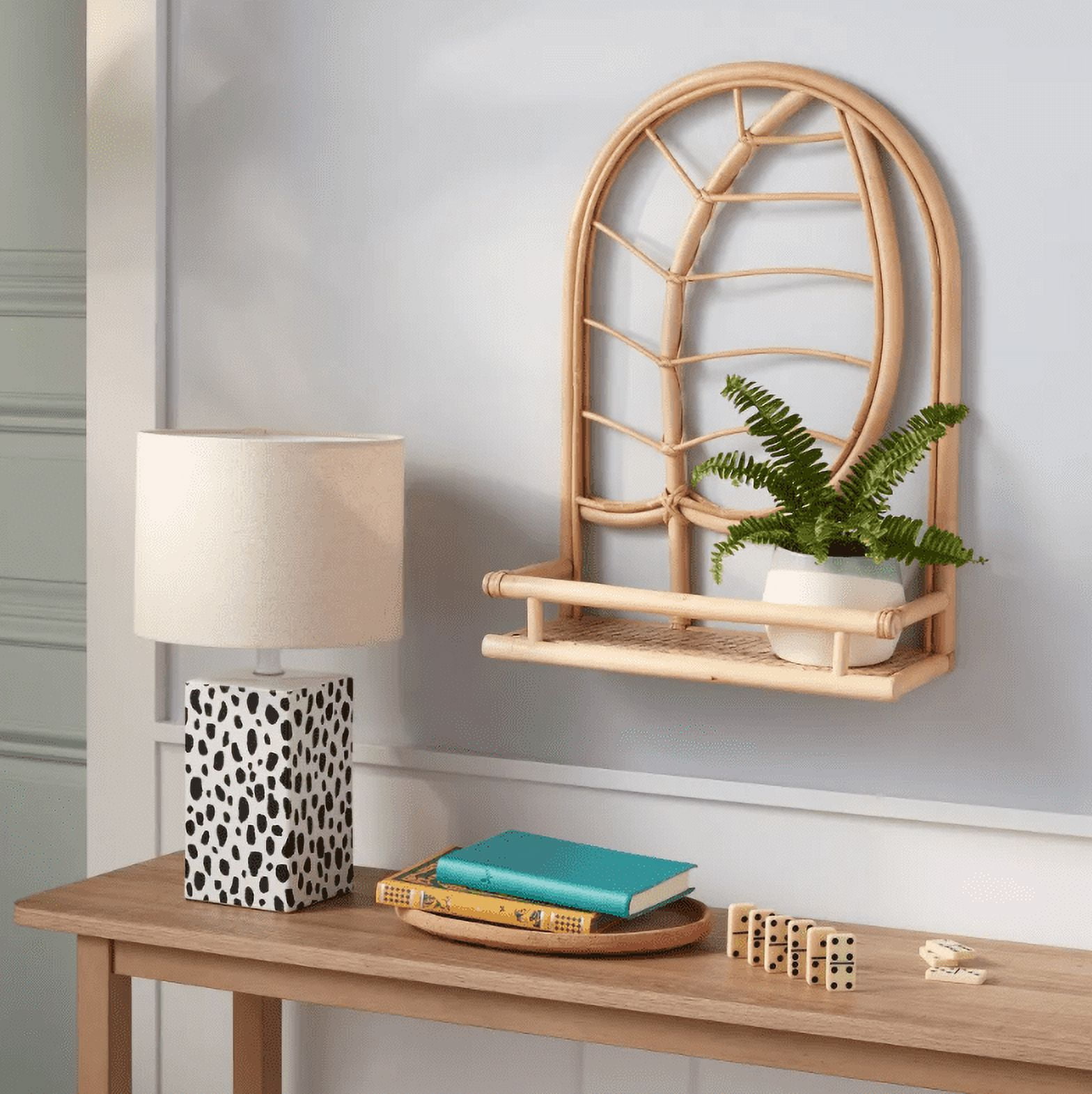 Rattan Arch Leaf Shelf Pillowfort™