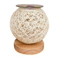 thumbnail image 1 of Rattan Ball Electric Aromatherapy Lamp Rattan Spherical Oil Burner Wax Melt Burner with Wood Base Warmer Melter, 1 of 17