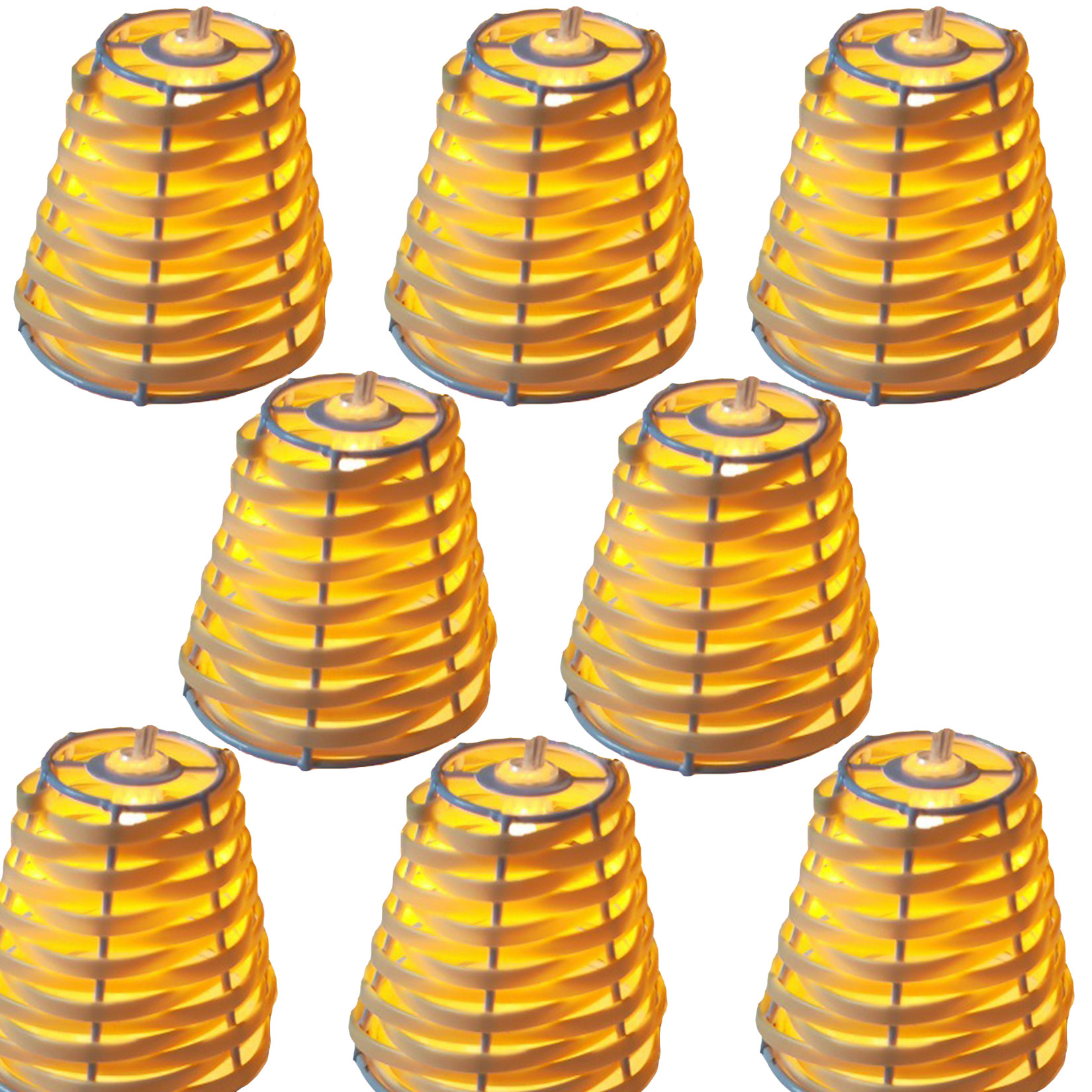 String Light Wicker Rattan Ball String Lights Decorative Lantern String Lights - 10 Lights ...