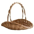 Rattan Basket With Handle Garden Baskets For Gathering Vegetables