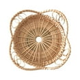 thumbnail image 1 of Rattan Bread Basket Hand-Woven Serving Tray With Handles For Breakfast Snack, 1 of 7