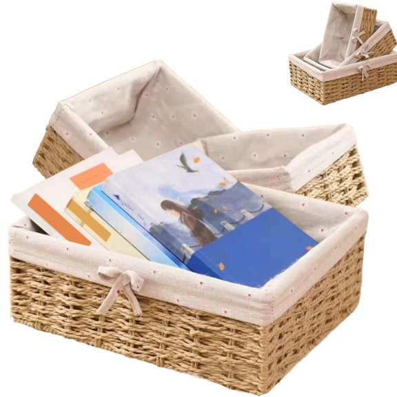 Rattan Bread Basket - Handwoven Open Weave Pattern, Round Wicker | Tableware Container, Vegetables Sundries Snacks Storage Bins Crates, Natural Eco Friendly Willow Cane Platter Tray