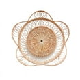 thumbnail image 1 of Rattan Bread Basket Petals Shape Hand-Woven Tea Cake Bread Tray with Handles for Serving Dinner Parties Coffee Breakfast, 1 of 9