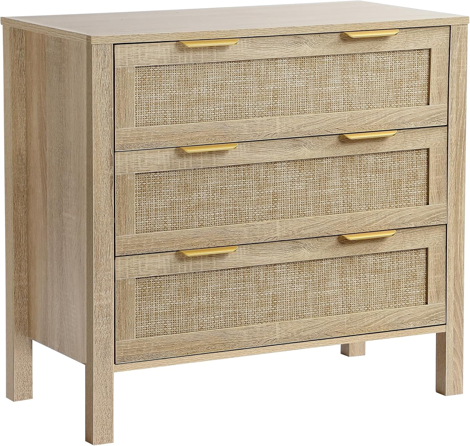 Rattan Chest of Dressers, Wooden Drawer Dresser, 3 Drawers Rattan — free download