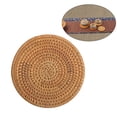 thumbnail image 1 of HEMOTON Rattan Coaster Non slip Heat Resistant Cup Holder Cup Mat for Home Kitchen Decor (10 cm), 1 of 5