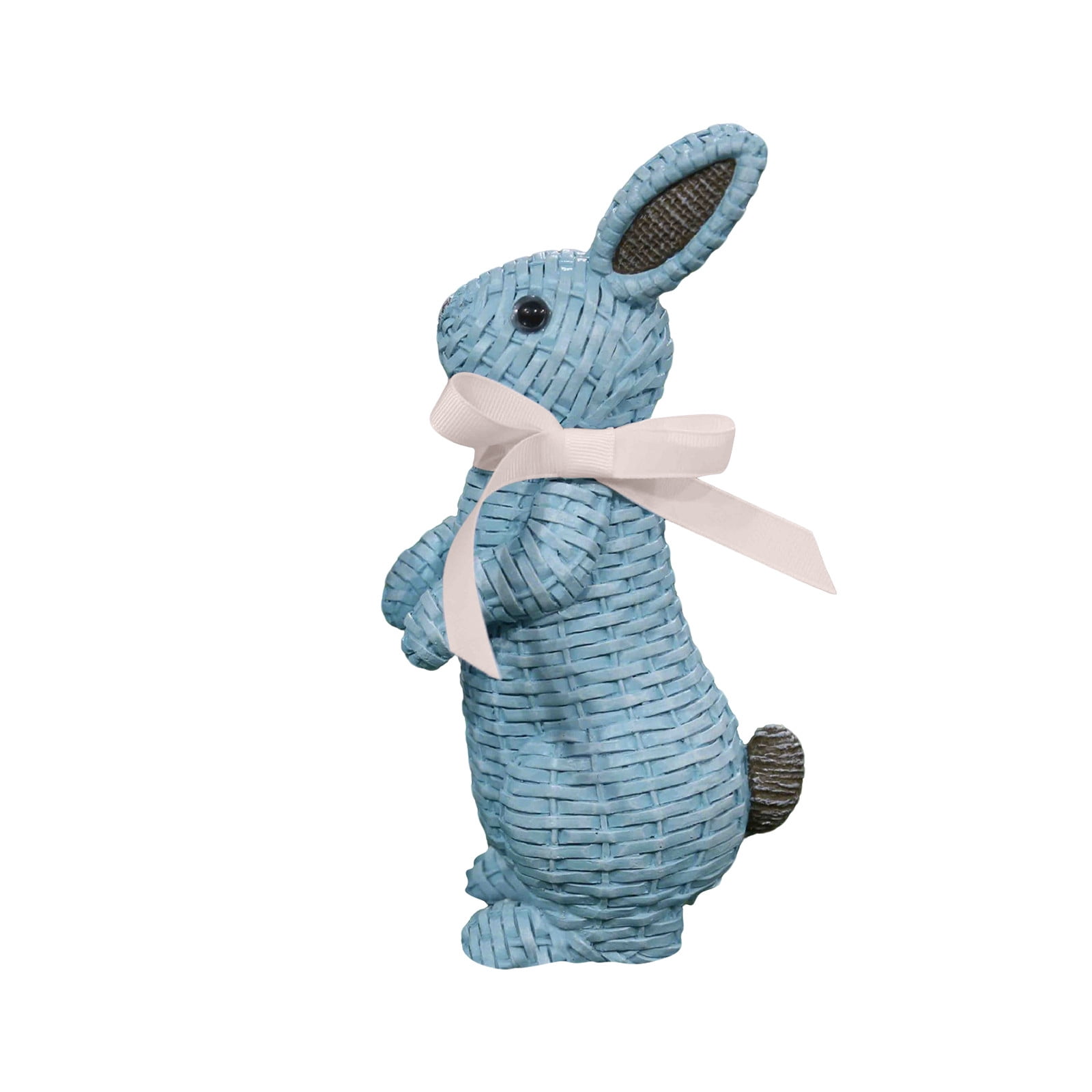 Weaving Rabbit Rattan Effect Resin Bunny Easter Decor - Vine Weaving Style Rabbit ...