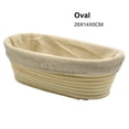 thumbnail image 1 of Rattan Fermentation Wicker Basket Country Baguette French Breads Mass Proofing, 1 of 12