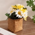 thumbnail image 1 of Rattan Flower Basket Flower Pot Decorative Planter for Farmhouse Rustic Wedding Party, 1 of 6